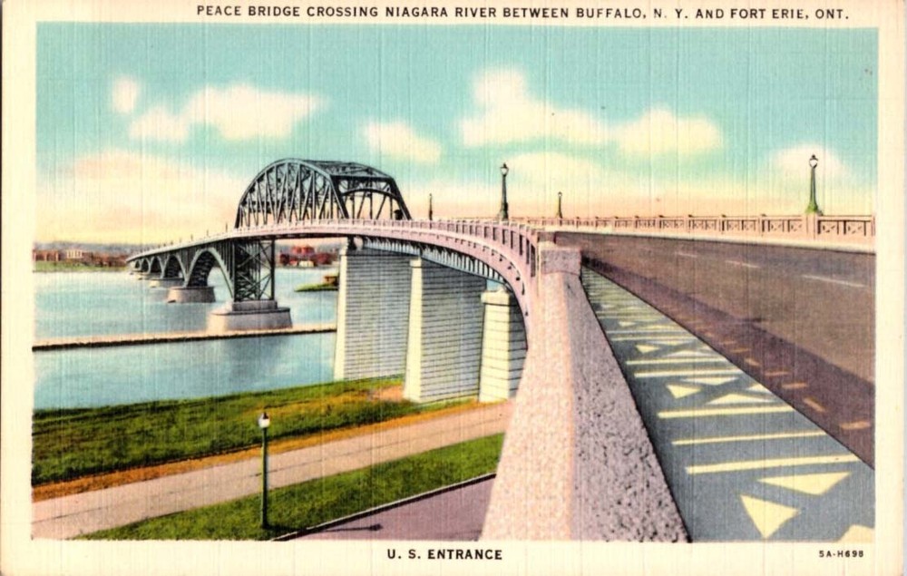Buffalo New York NY : BRIDGE SCENE m/14 BE6662