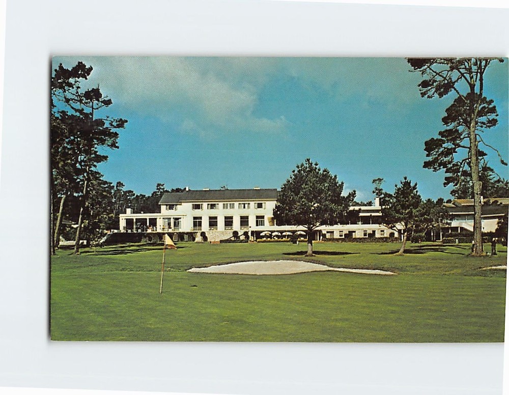 Postcard Del Monte Lodge Pebble Beach California USA