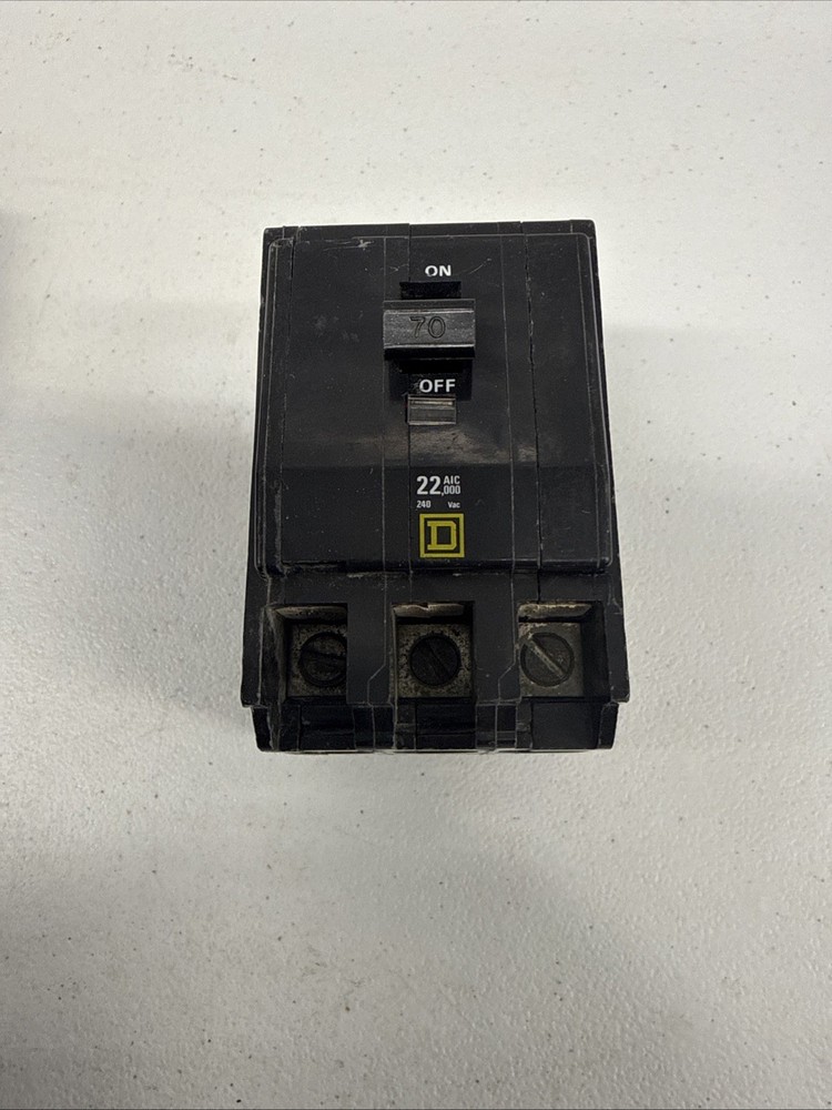 Square D QOB370VH Circuit Breaker 70A 120/240V 3-Pole