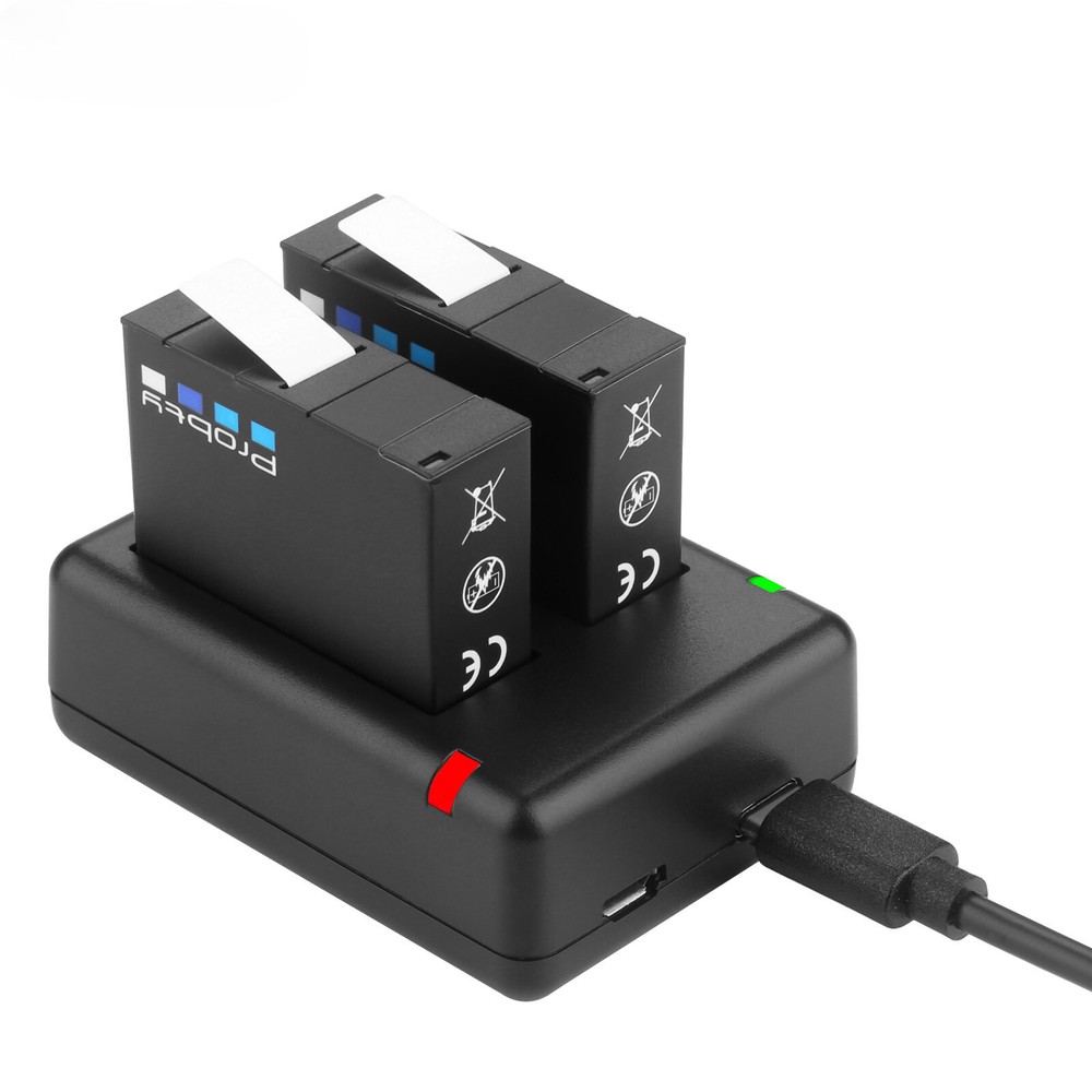 2200mAh Battery & LED Dual Charger for Insta360 Ace Pro Battery Accessories-image