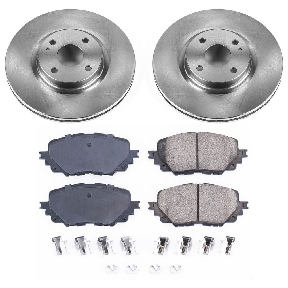 Power Stop KOE7358 Brake Rotor Kit for Improved Stopping Power