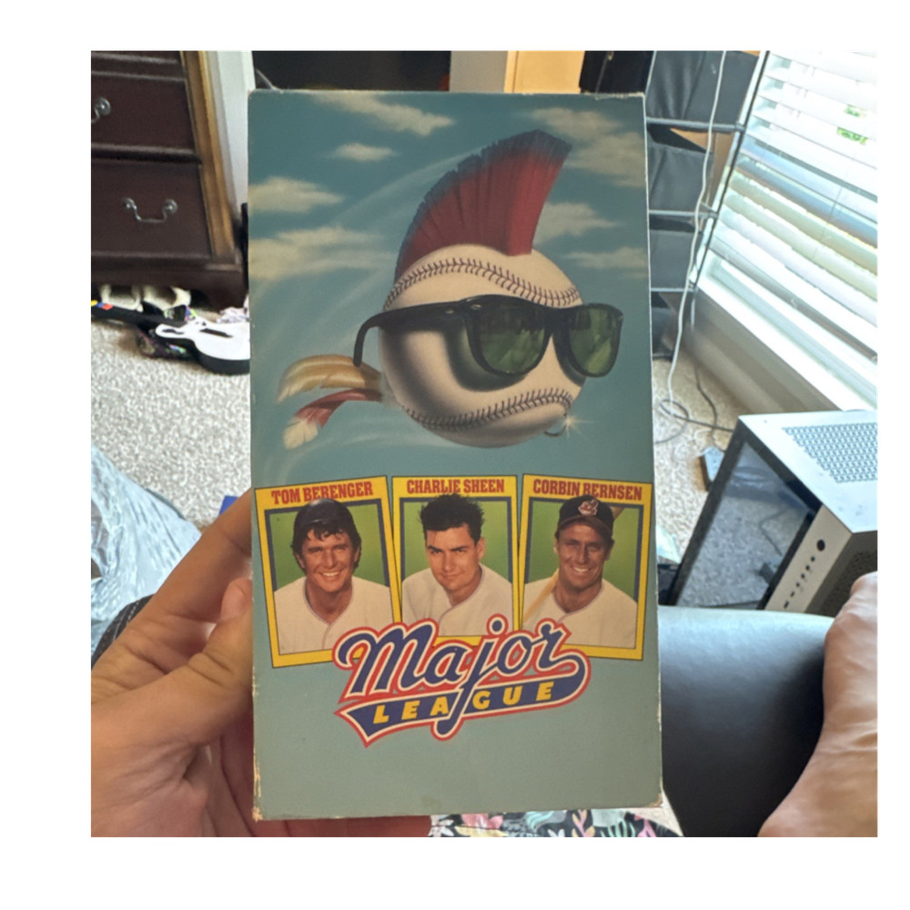 Major League VHS Paramount Full Screen NTSC Tom Berenger Charlie Sheen 1989