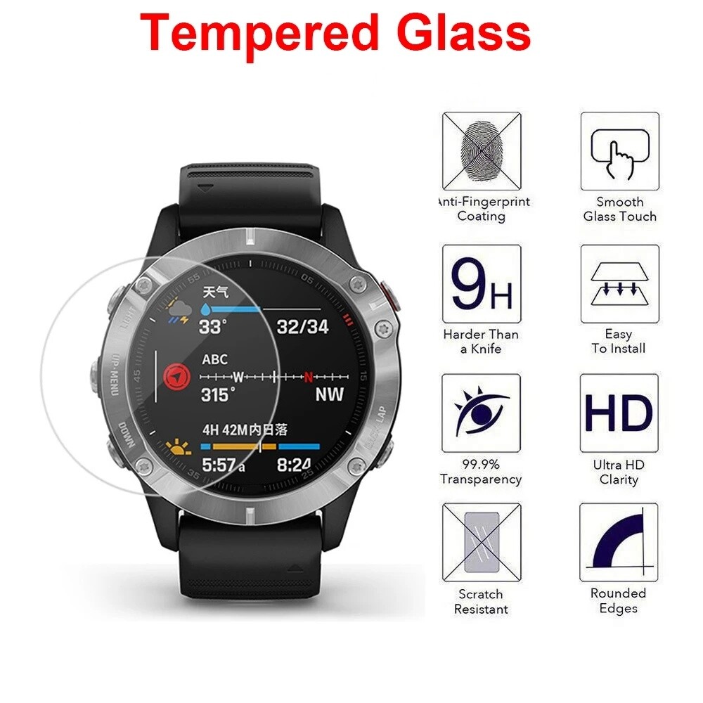 9H Tempered Glass Smart Watch Screen Protector Explosion-proof Protective Film
