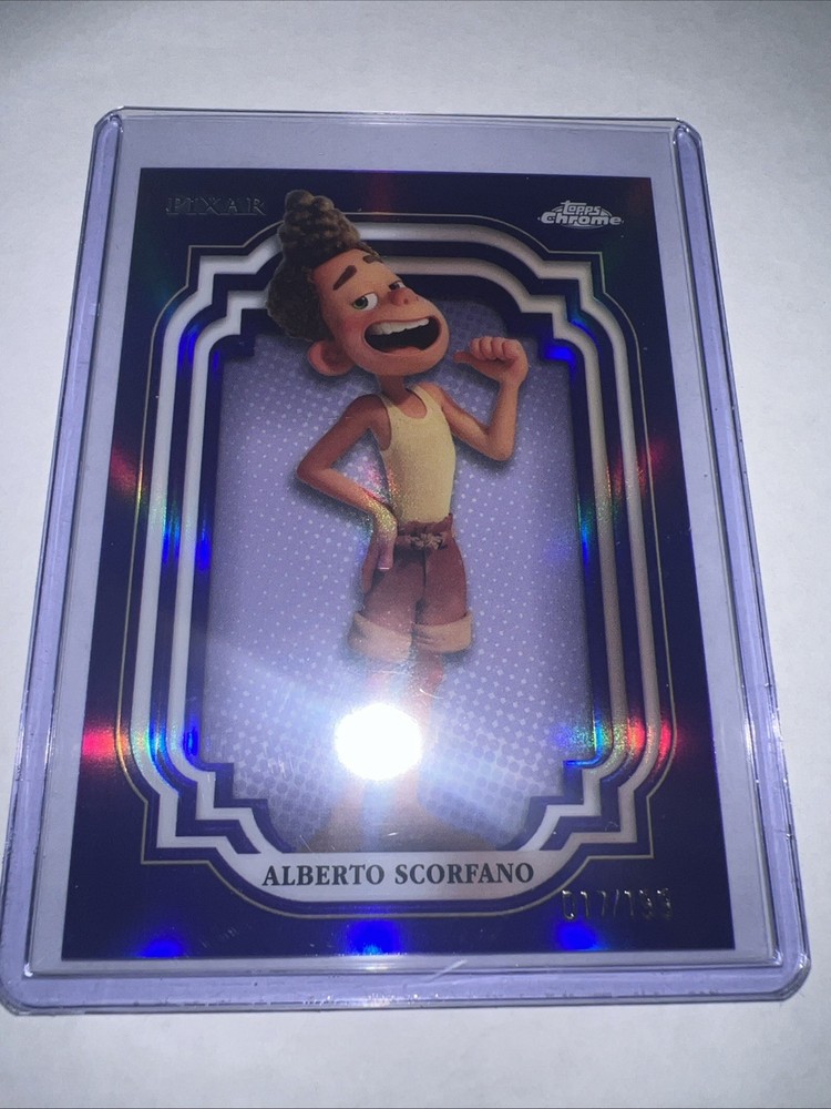 2024 Topps Chrome Disney Alberto Scorfano Purple 017/199.