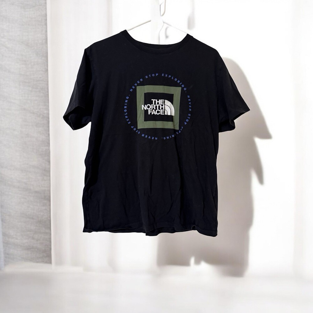 The North Face Men's Evolution Box NSE or Geo NSE short-sleeve t-shirt SIZE M