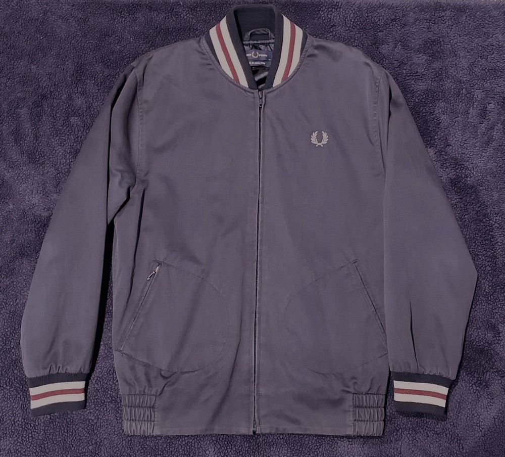 Fred Perry Made In England Twill Tennis Bomber Jacket in Mens XS sizing