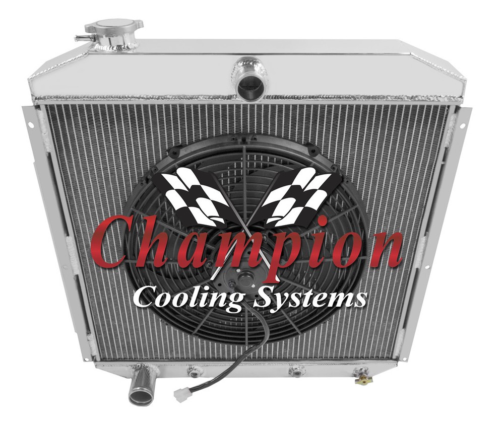 1953-1956 Ford Truck V6/V8 4-Row Radiator with 16
