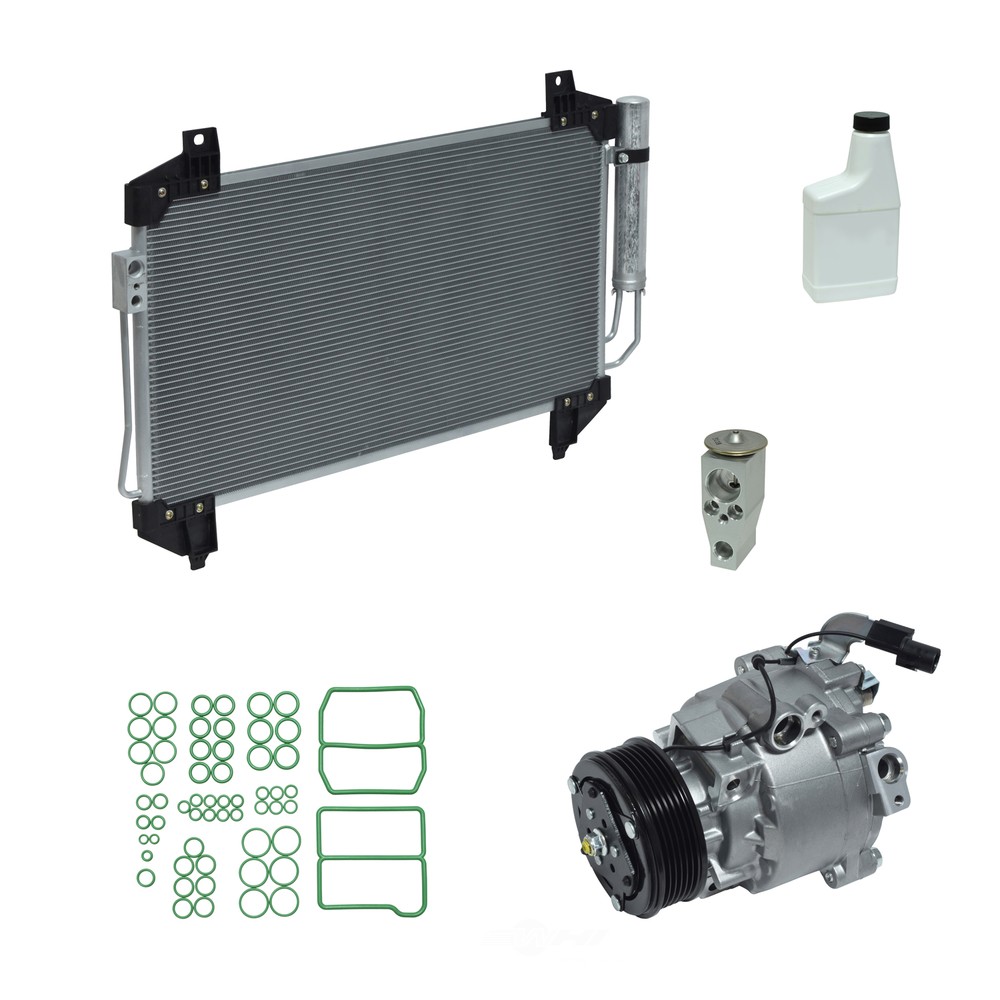 A/C Compressor Kit with Condenser for 2014-2016 Outlander L4 Engine