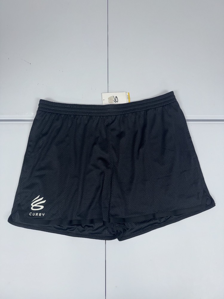 Under Armour UA Steph Curry Splash 5” Mesh Shorts Black Men’s 2XL New