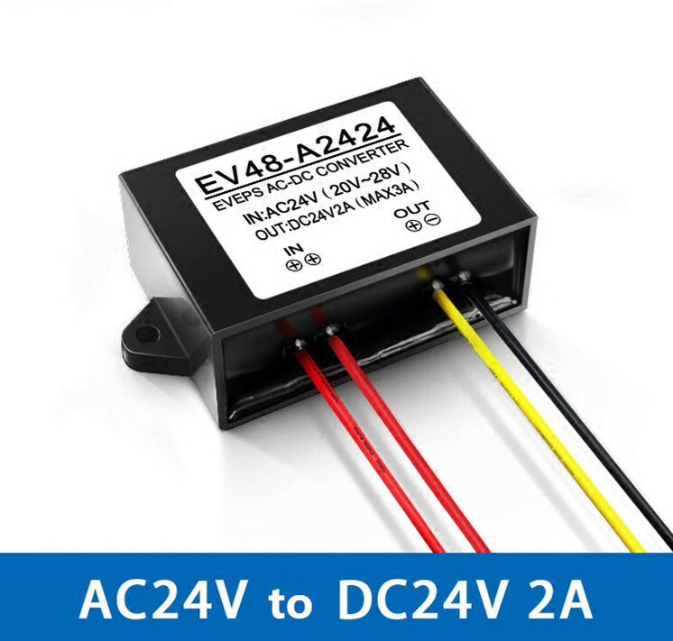 24V AC to DC 2A 48W Power Supply Module Converter