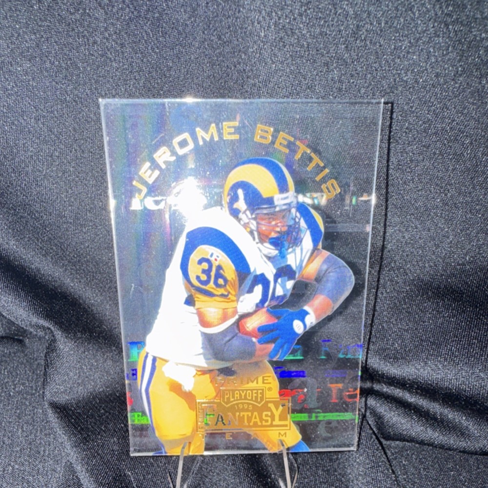 Playoff 1995 Fantasy Team Jerome Bettis Insert St. Louis Rams NFL Football Card
