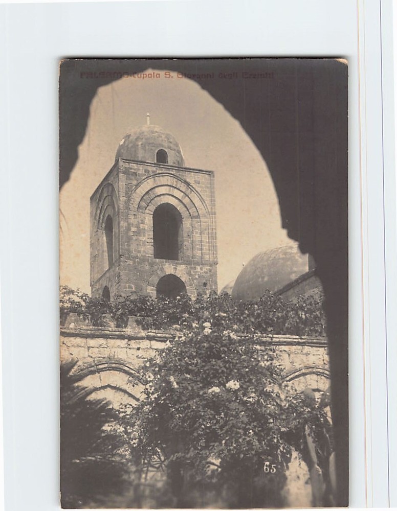 Postcard San Giovanni degli Eremiti Palermo Italy