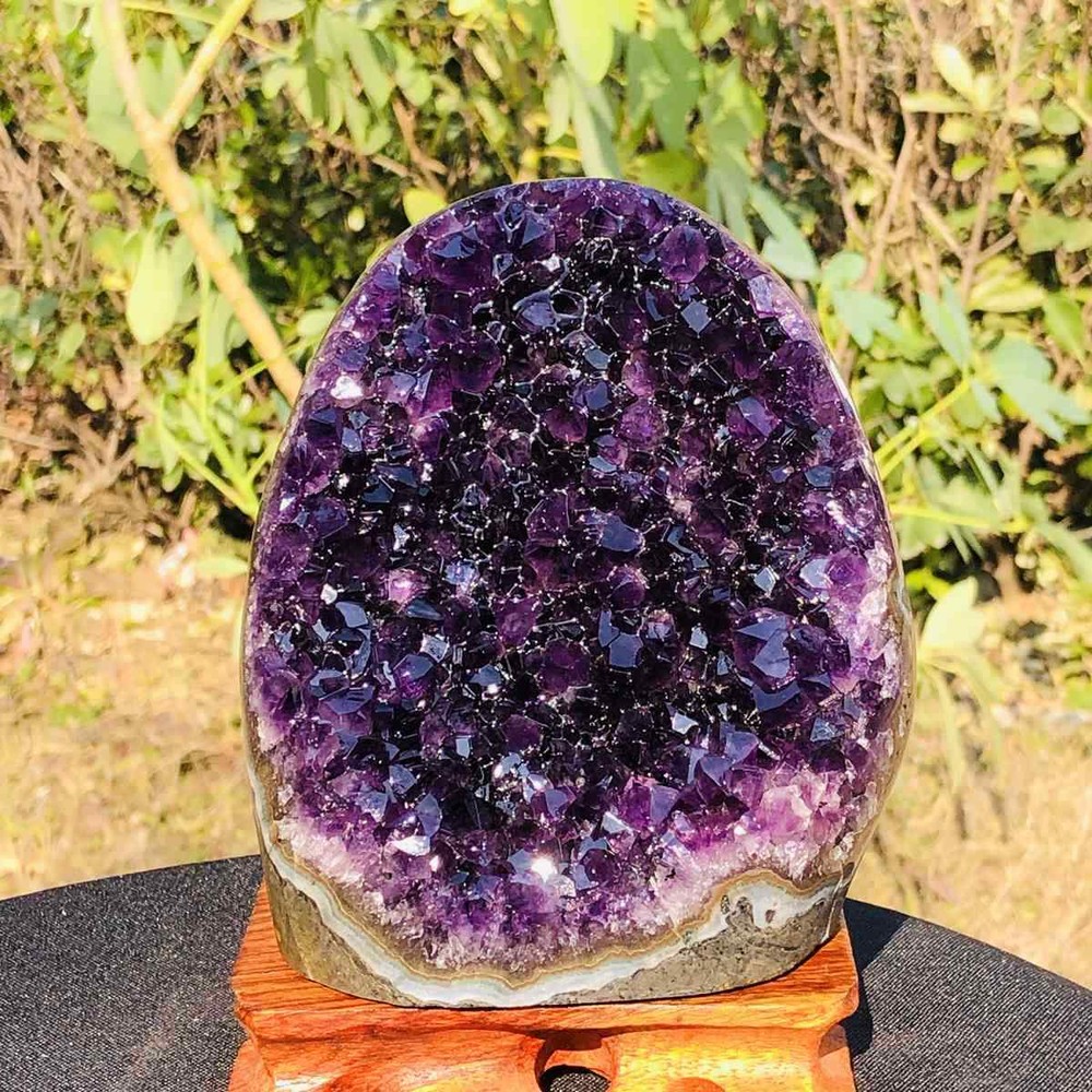 1650g Natural Uruguayan Amethyst Cluster Cave Display Specimen Healing Crystal 3003