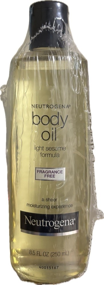 Neutrogena Body Oil Light Sesame Oil Formula Dry Skin Moisturizer 8.5 fl.oz 1 PK