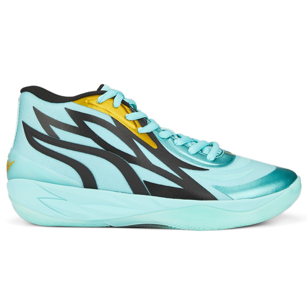 PUMA Mb.02 X Honeycomb Basketball  Mens Blue Sneakers Athletic Shoes 37759001
