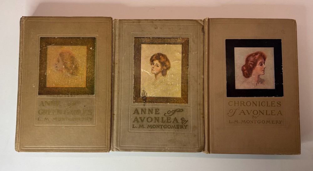 lot of 3 L.M. Montgomery books: Anne of Green Gables, Avonlea, Chronicles