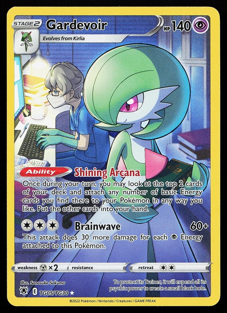 Gardevoir TG05/TG30 Holo Astral Radiance Trainer Gallery Pokemon Card