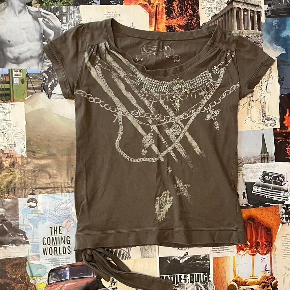 Y2k graphic top