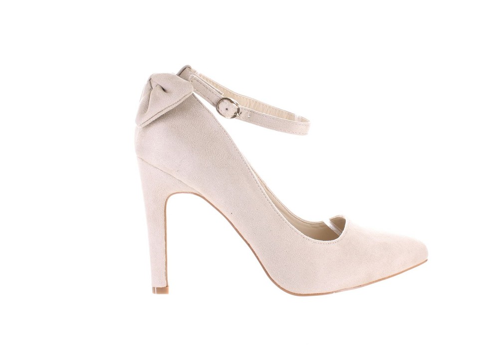 Katliu Womens Beige Ankle Strap Heels Size EUR 39 Comfortable Elegant Sandals