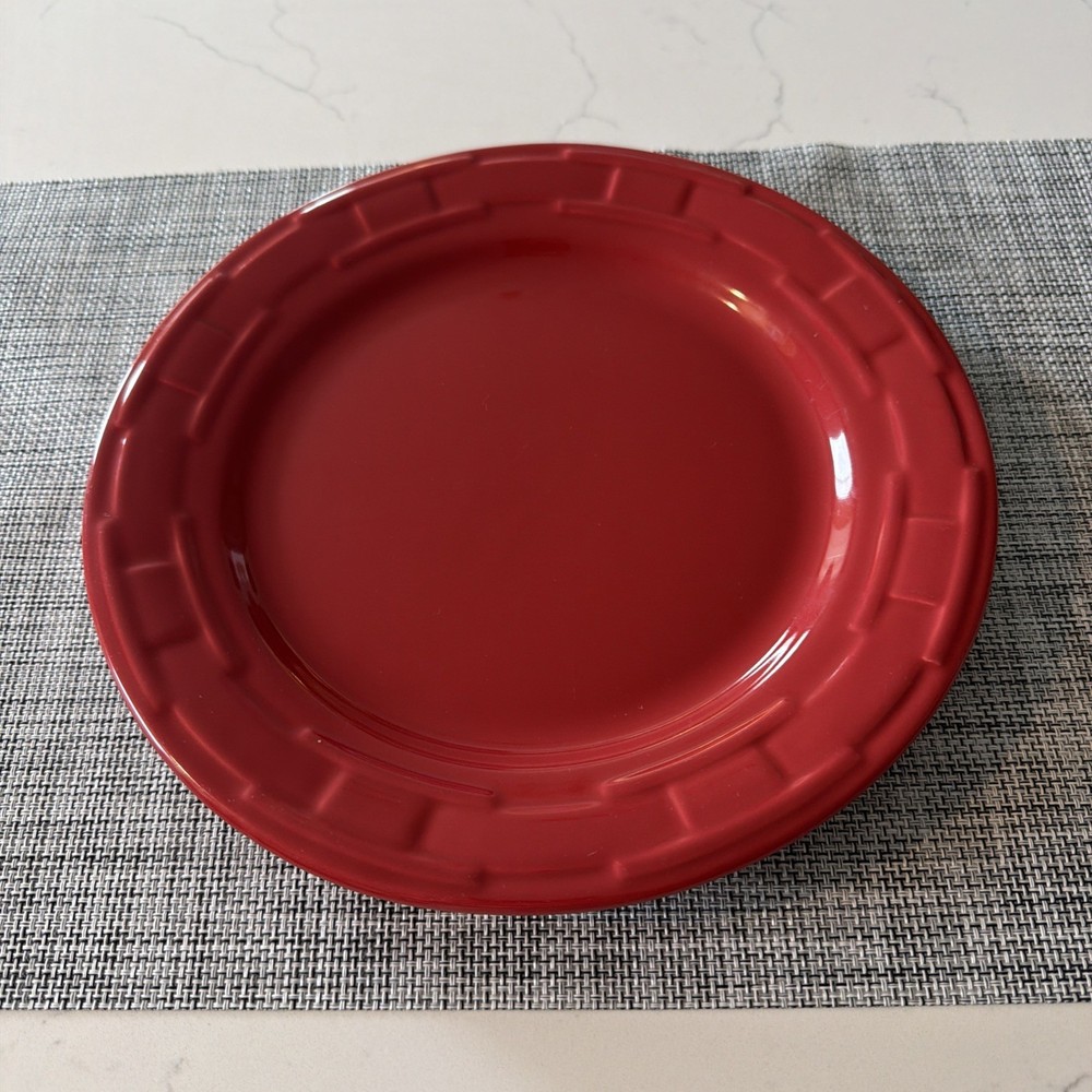 Longaberger Woven Traditions Pottery - Tomato Red 10