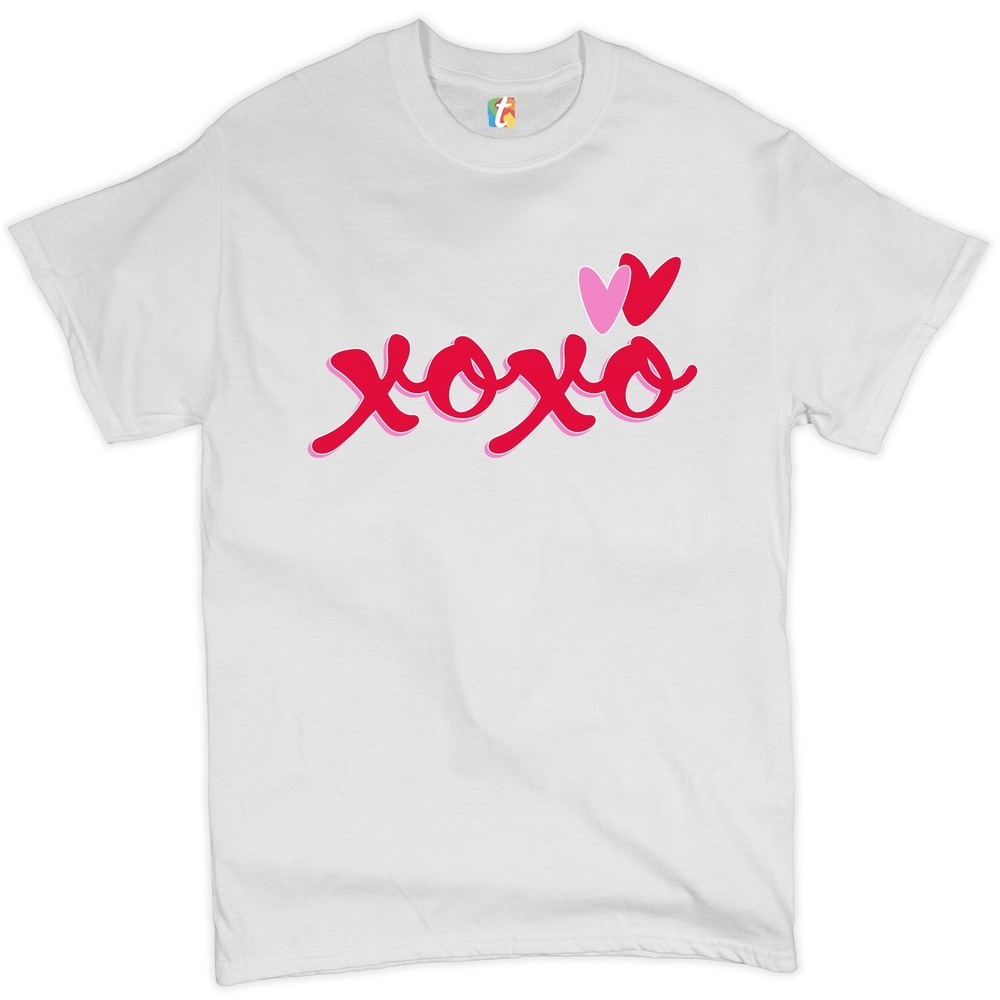 XOXO Camiseta Romance Día de San Valentín Corazones Pasión Amor Camiseta Para Hombre