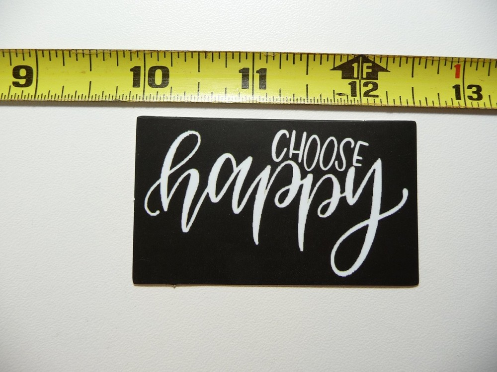 Choose Happy Positive Motivation Decal Sticker