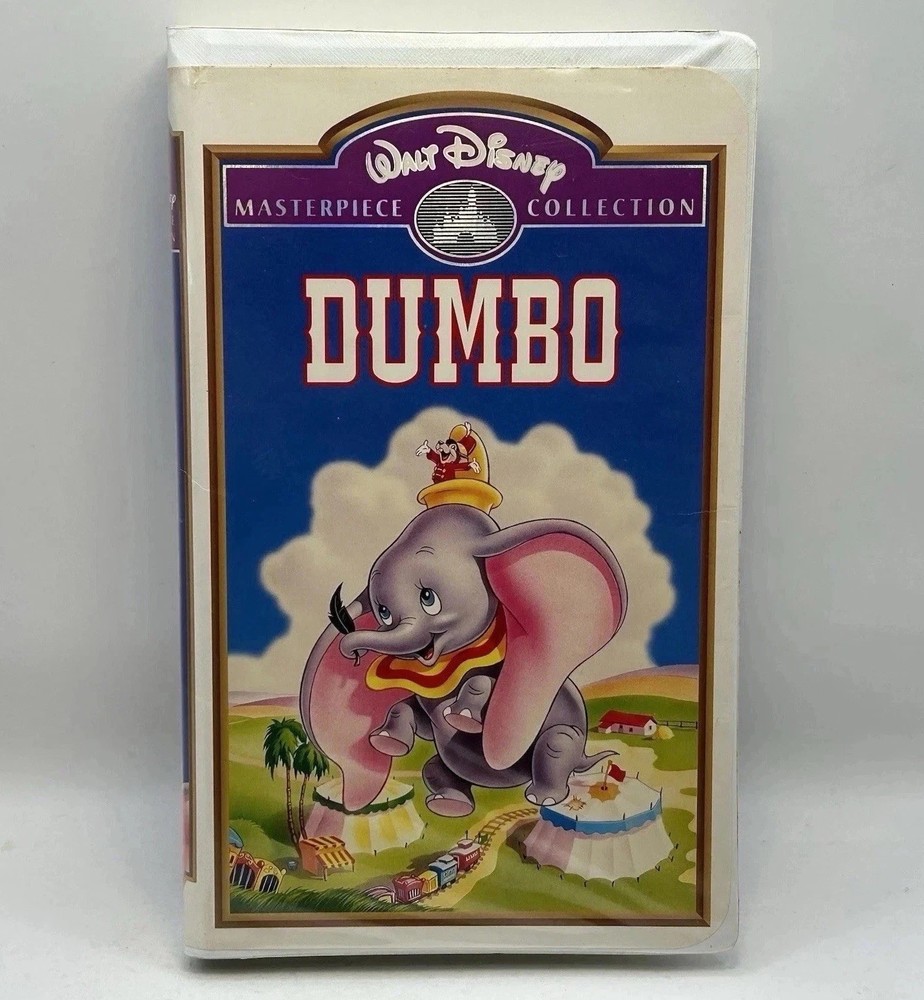 Dumbo VHS Disney Video Tape Masterpiece Collection Vintage Clamshell Nearly New!