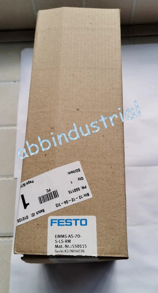 Servo Electric Motor EMMS-AS-70-S-LS-RM 550115 New