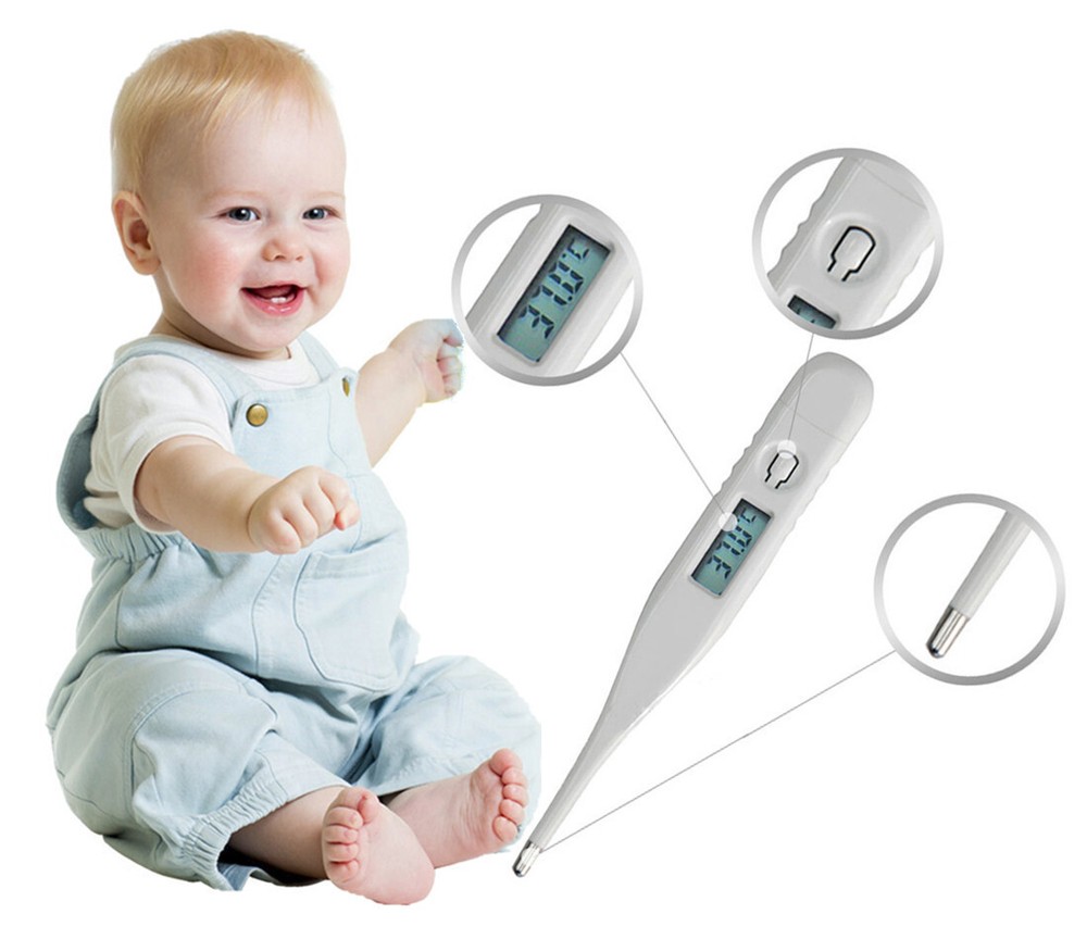 Child Adult Body Digital LCD Thermometer Temperature Measurement USSP