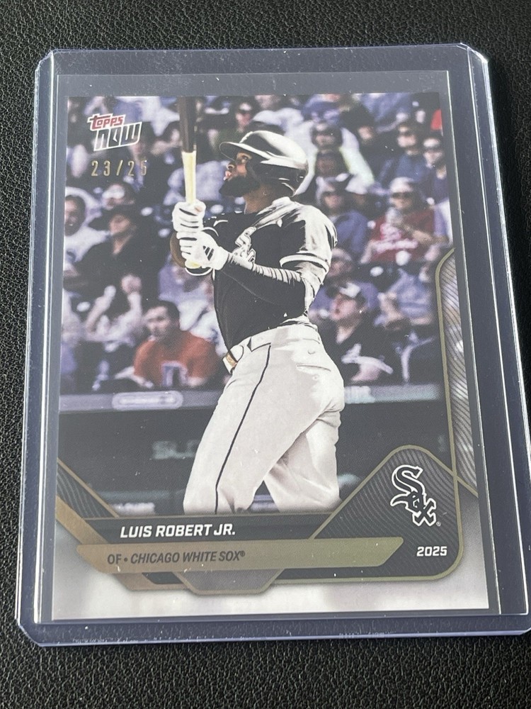 2025 Topps Now Road to Opening Day Gold Foil Luis Robert Jr /25 #OD-51 White Sox