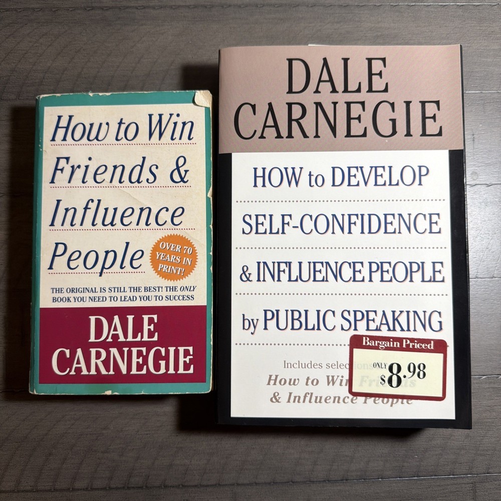 Dale Carnegie Book Lot! How to Win Friends & Influence People/Public Speaking!
