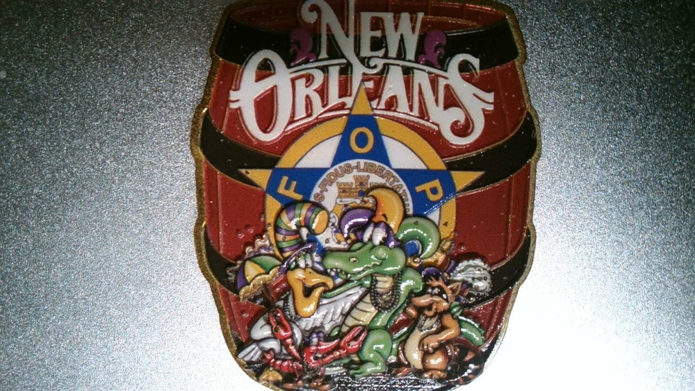 CHALLENGE COIN FRATERNAL ORDER OF POLICE NEW ORLEANS LOUISIANA CONFERENCE 2019