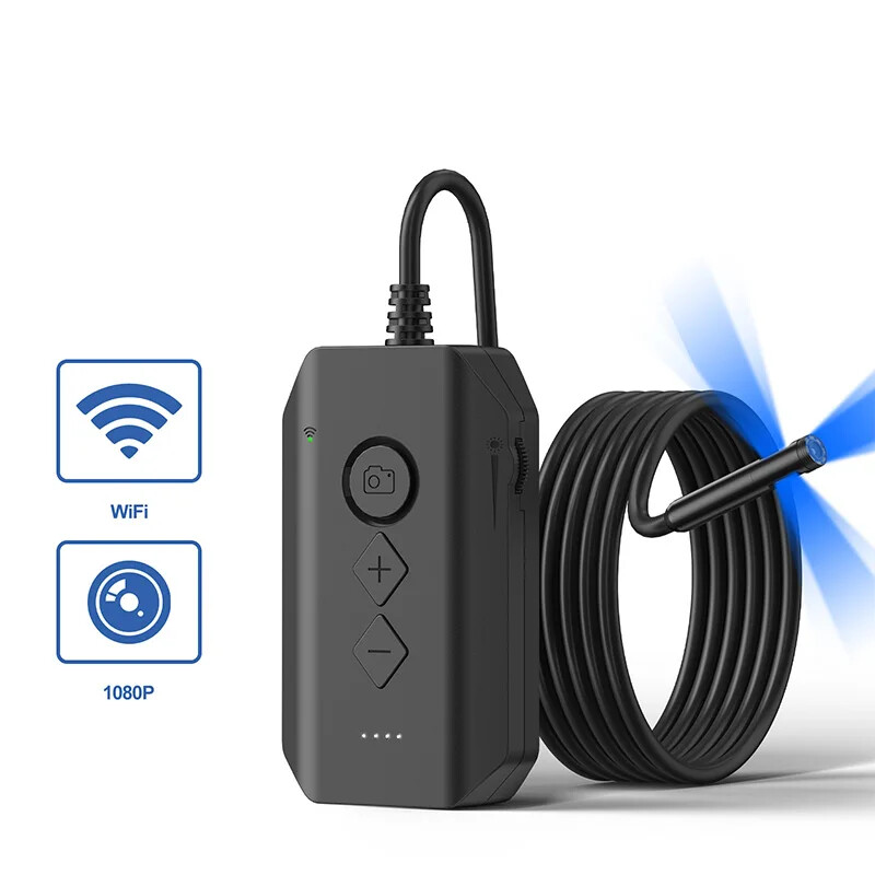 WiFi Endoscope 1080P HD Waterproof Rigid Cable Dual Triple Inspection Check Car