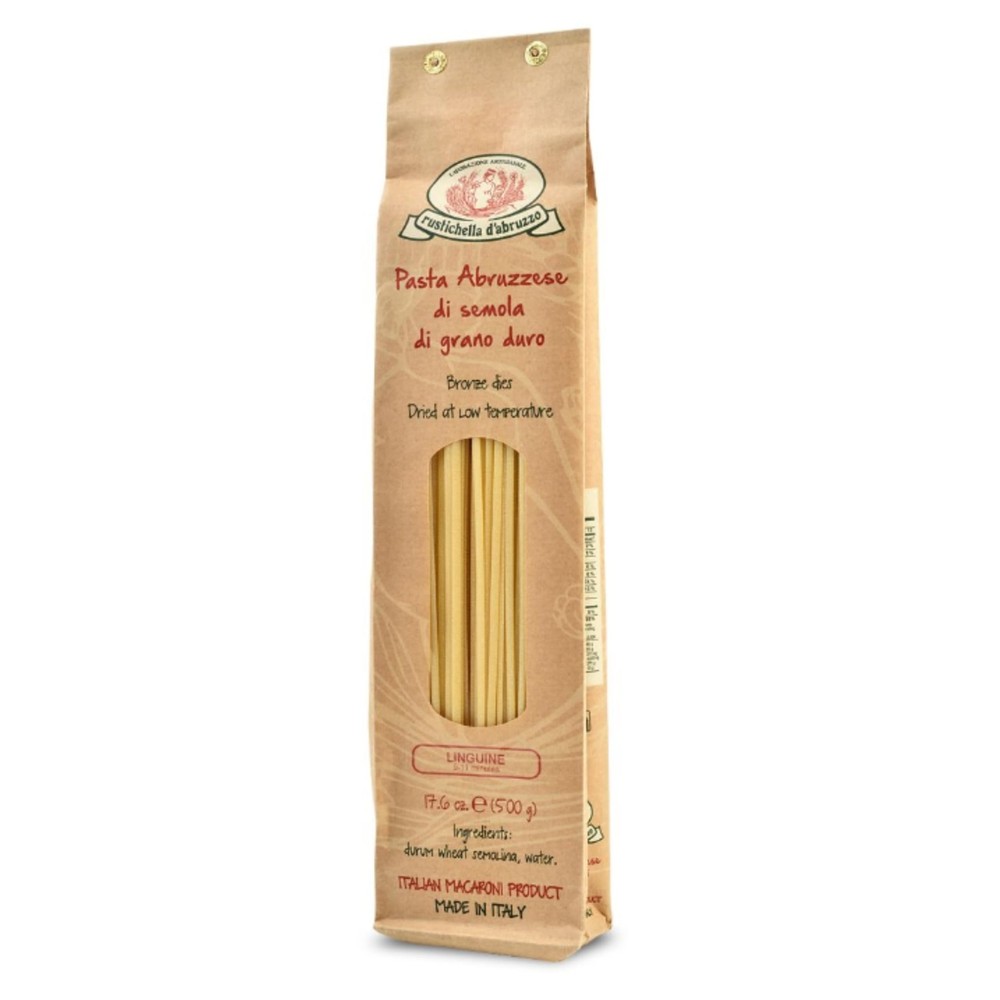Rustichella d'Abruzzo Linguine 17.5oz - Classic Italian Long Pasta - Tongue-S...-image
