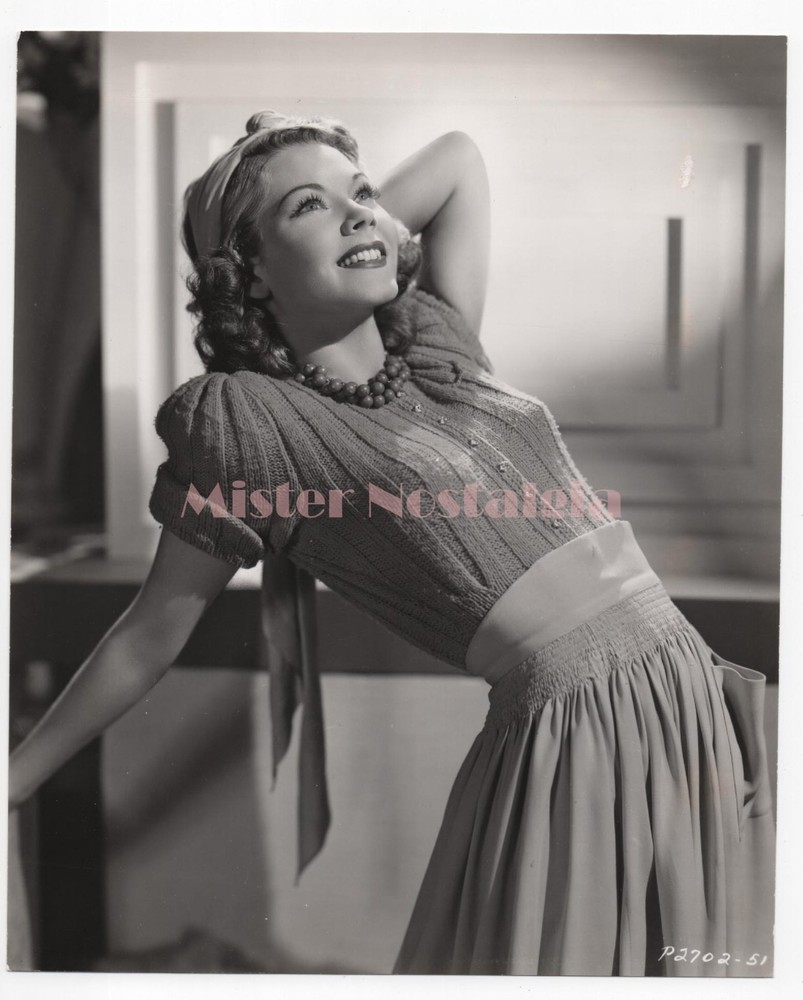 Vintage Photo 1940 Grace McDonald Paramount Studio portrait rare