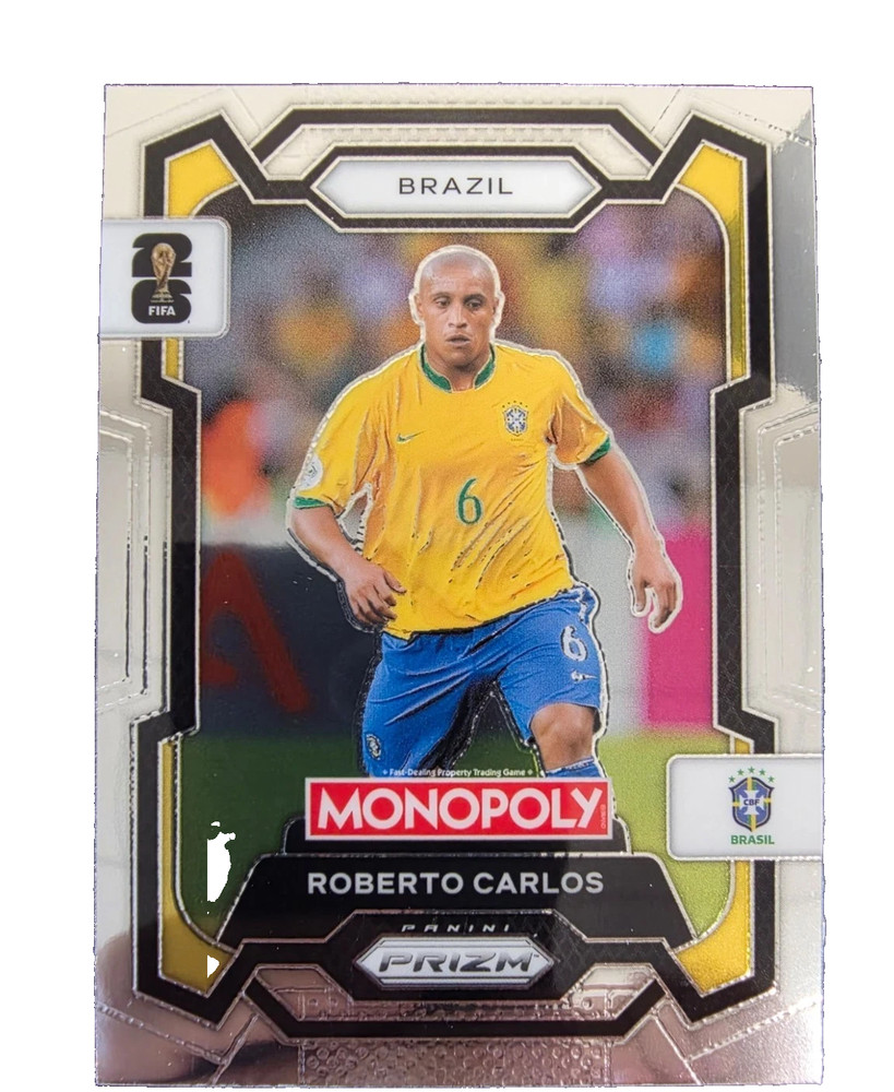 2026 Panini Prizm Monopoly FIFA World Cup Roberto Carlos Card #17 Brazil