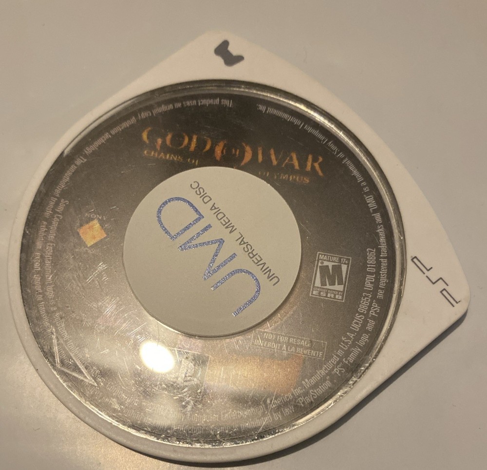 Sony God of War Chains of Olympus Sony PSP 2008 Disc Only