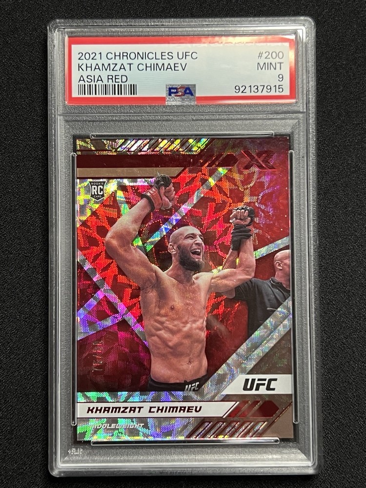 2021 Panini Chronicles UFC - Xr Khamzat Chimaev #200 Red /88 (RC)