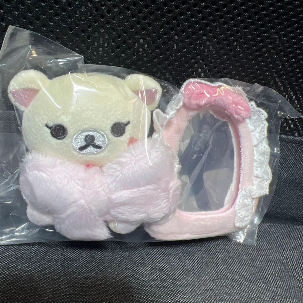San-X Character Rilakkuma Scene Plush Korilakkuma & Ribbon Makeup Rilakkuma NEW