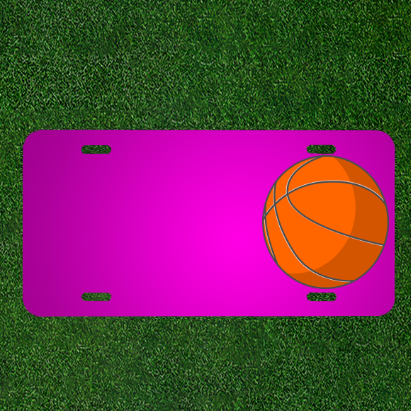 Create a Custom Basketball Sports License Plate with Personalized Names
