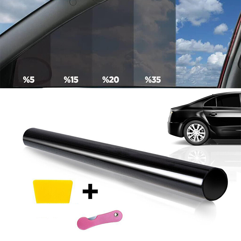 300CM Uncut Roll Window Tint Film 5% VLT 20
