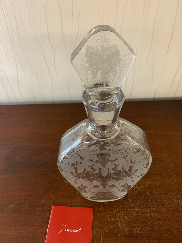 Engraved Baccarat Carafe Model 3