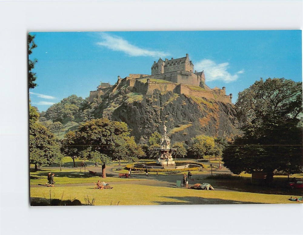 Postcard Edinburgh Castle Scotland
