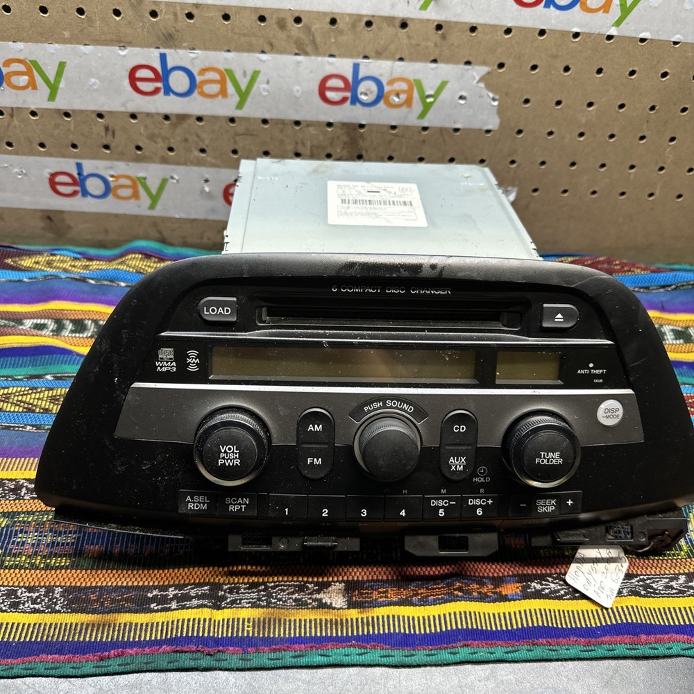 2008 HONDA ODYSSEY RADIO AM-FM STEREO 6 DISC CD PLAYER EX-L LEATHER (.2)