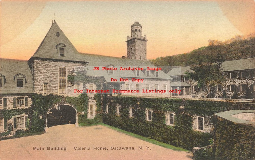 NY, Oscawana, New York, Valeria Home, Main Building, Albertype