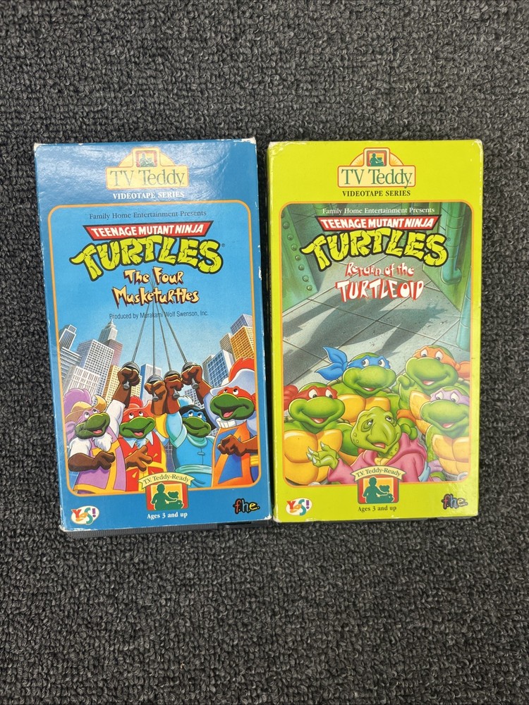 Teenage Mutant Ninja Turtles Return of the Turtleoid And Four Musketurtles VHS