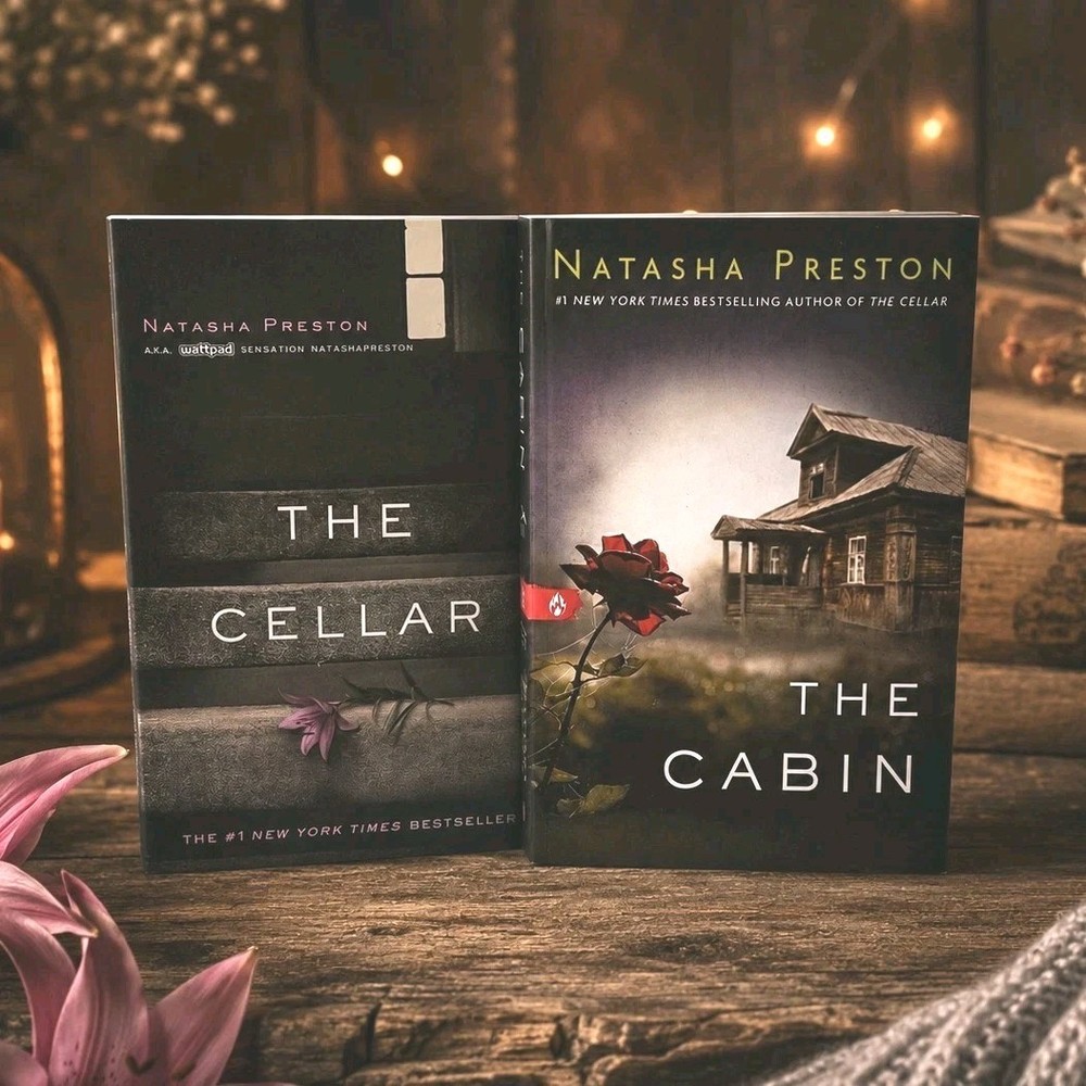 Natasha Preston The Cabin & The Cellar Paperback Book Lot YA Thriller Unread