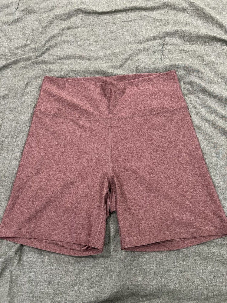 Old Navy Active Cloud+ Women’s Go Dry Extra High-Rise Biker Shorts L Pink