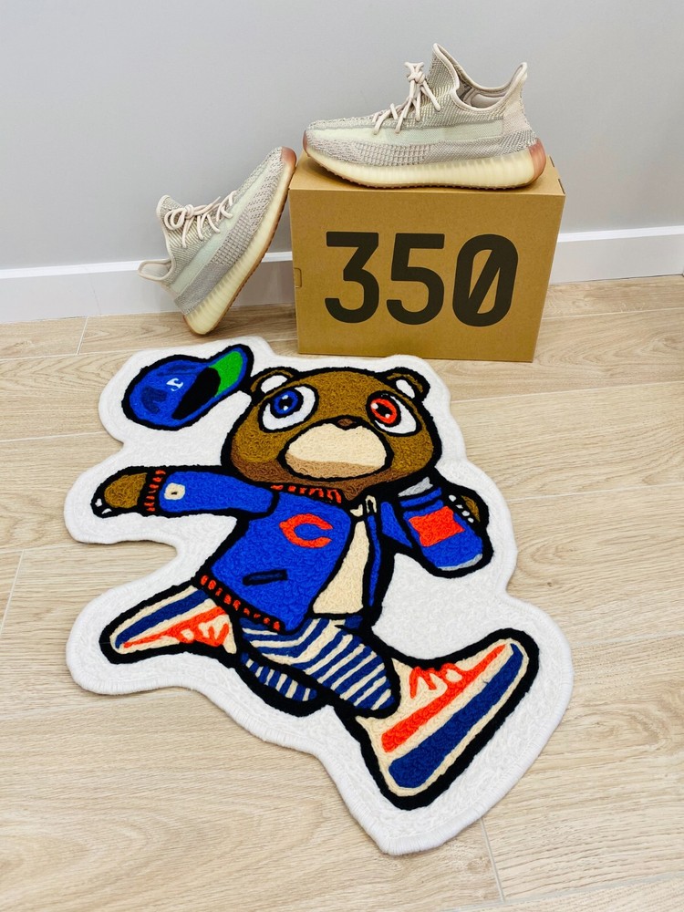 Kanye West Graduation Bear Brown Hypebeast Rug for Living Room Bedroom Carpet