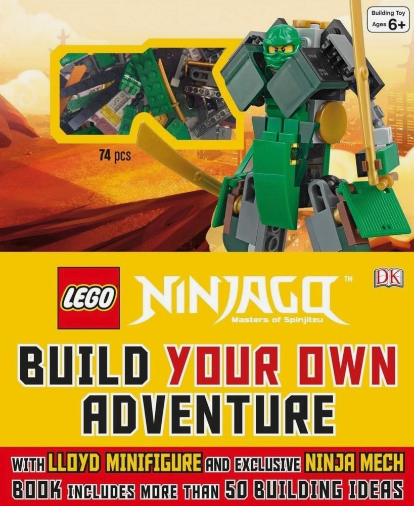 Sealed Rare LEGO NINJAGO Build Your Own Adventure W/Lloyd Minifigure & Exclusive